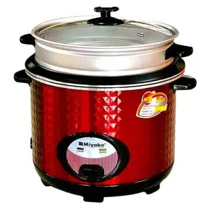 Miyako ASL-28-HC-DMD 2.8 Liter Double Pot Non-Stick Rice Cooker